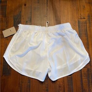 Nike Women's Bright White Athletic Shorts
